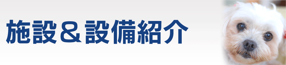 施設＆設備紹介